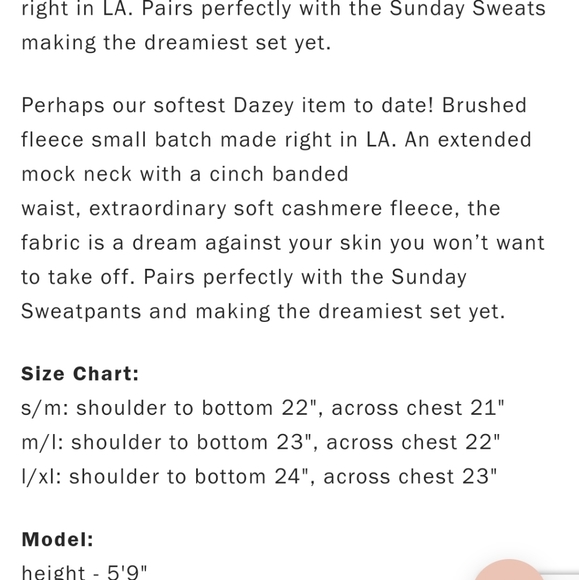 Dazey LA SOFTIE SWEATER CREME - Picture 5 of 5